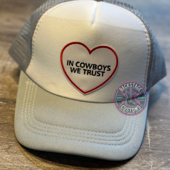 ♥️CLOSE OUT | In Cowboys We Trust Trucker Hat *Multiple Options - Picture 4 of 5
